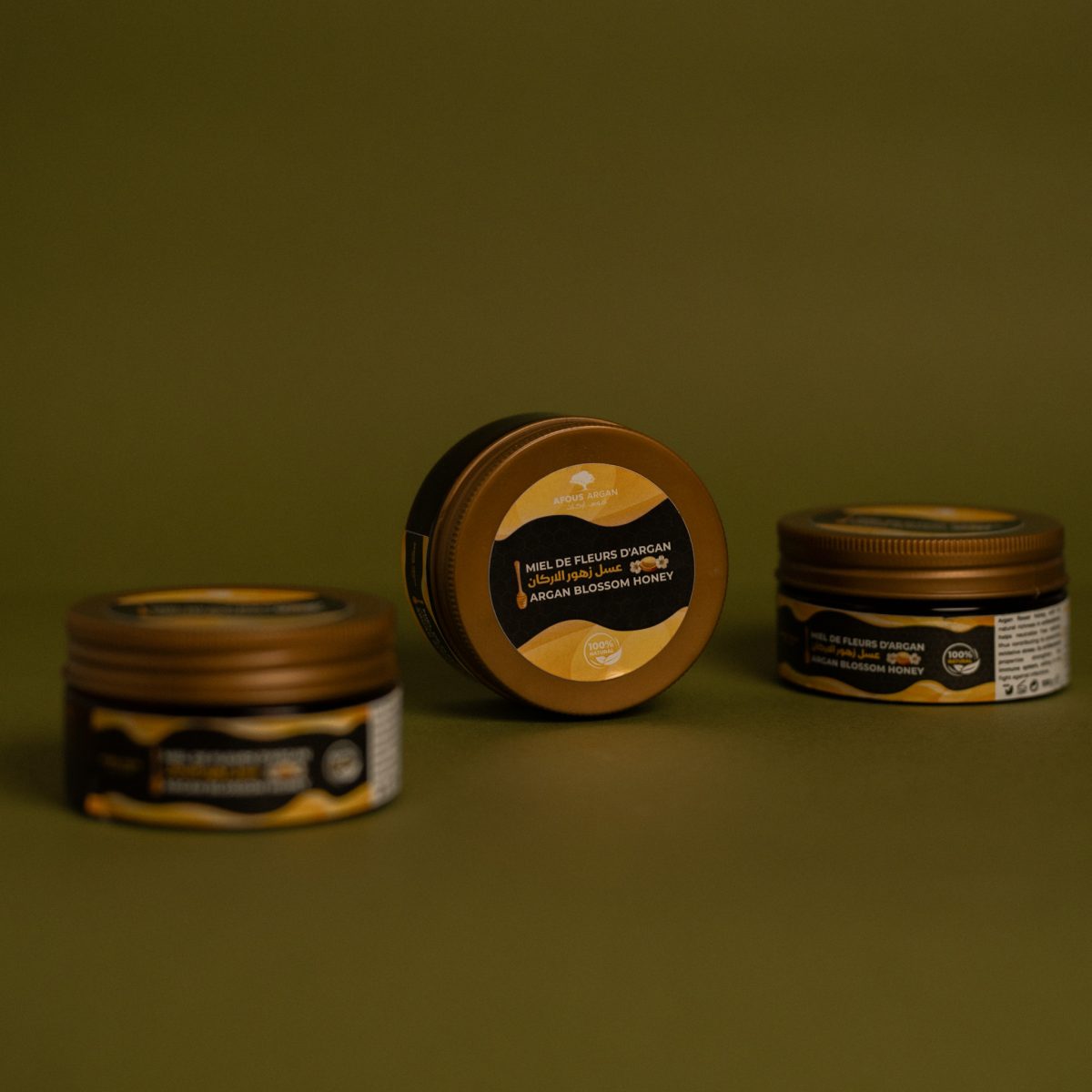 Honey made from argan flower 100g - Image 4