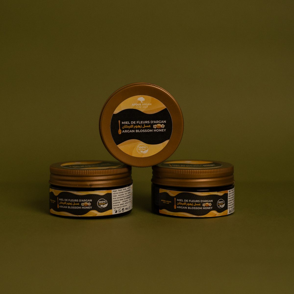 Honey made from argan flower 100g - Image 2