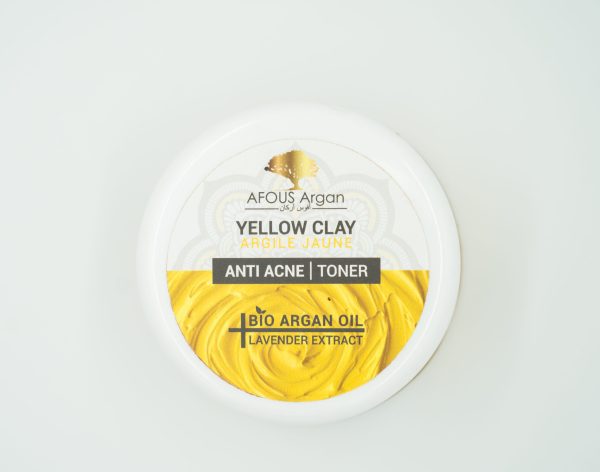 Yellow clay anti acne toner
